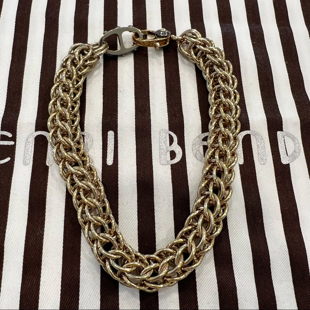 Henri Bendel “Chain Me Down” Necklace | Bold Gold Chain | Statement Chic - Picture 5 of 14